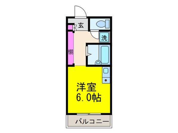 パルコ豊里の物件間取画像